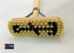 Synx Tools Luiwagen Fiber 22cm - Schrobber - Vloerschrobber - Schoonmaakbezem - Schrobborstels - Incl. Steel 150 Cm -Schone Winkel 1200x861