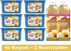 Lenor Gouden Orchidee Set 6x Waspods - 2x Wasverzachter