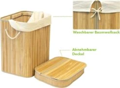 Casa Pura Bamboe Wasmand - Wassorteerder - Wasbox - Met Handvatten - 40 X 30 X 45 Cm 11 Casa Pura Bamboe Wasmand - Wassorteerder - Wasbox - Met Handvatten - 40 X 30 X 45 Cm -Schone Winkel 1200x876 1