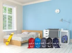 Wonair - Waszak Groot - 60x90cm - Zwart - Met Trekkoord En Draagband -Schone Winkel 1200x899 4