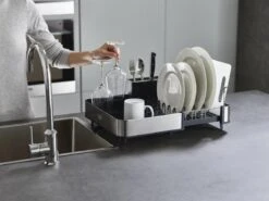 Extend Steel Uitschuifbaar Afdruiprek - Grijs - Joseph Joseph -Schone Winkel 1200x900 11