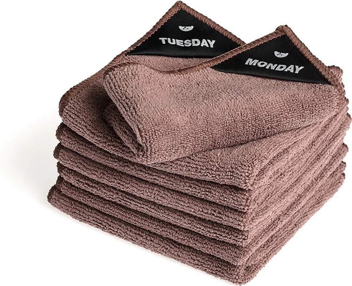 Klud Klud Vaatdoek Set - 7 Dagen - Mauve 3 Klud Klud Vaatdoek Set - 7 Dagen - Mauve