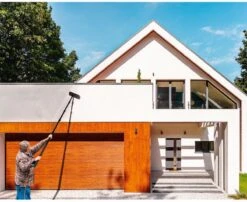 Chimb Telescopische Wasborstel - Uitschuifbare Waterborstel - Ramenwassen - 4,6 Meter - Met Zeepdispenser