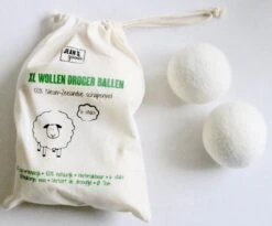 Jean's Goods Drogerballen - Droogballen - Wasdrogerballen - Wasdroger Ballen - Wasbol - Wasbollen - Wasballen - Energiebesparende Producten - Energiebesparend - Duurzaam Cadeau - RWS Wol - Zero Waste - Wasverzachter - Beige - 6 Stuks -Schone Winkel 1200x997