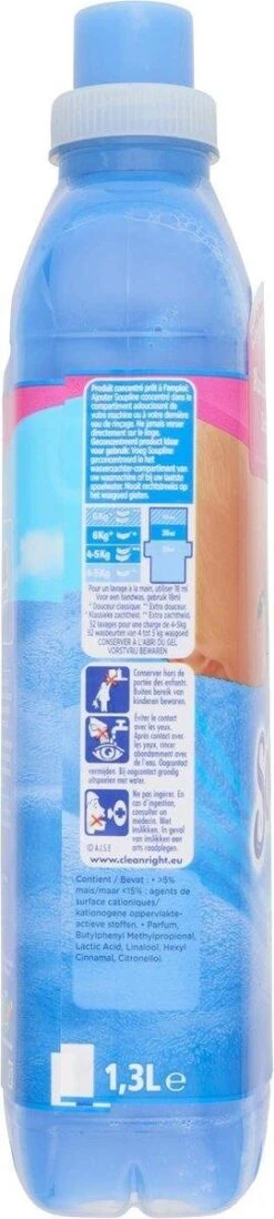 Soupline Hemels Fris Geconcentreerde Wasverzachter 6 X 52 Wasbeurten - Voordeelverpakking -Schone Winkel 270x1200