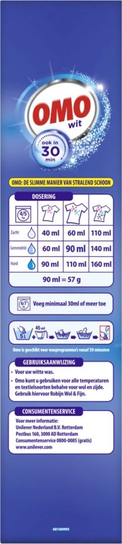 Omo Wit XXL Waspoeder 80 Wasbeurten 16 Omo Wit XXL Waspoeder 80 Wasbeurten -Schone Winkel 271x1200