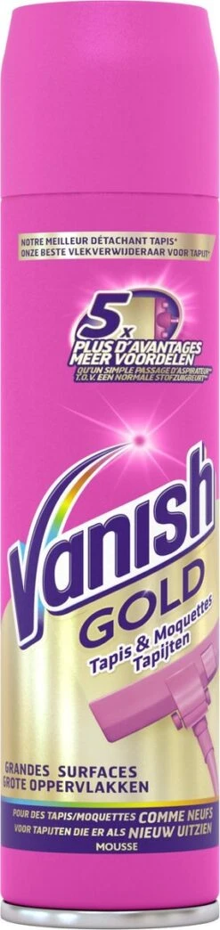 Vanish Gold Mousse Voor Tapijt Vlekkenverwijderaar - 600 Ml -Schone Winkel 284x1200 2
