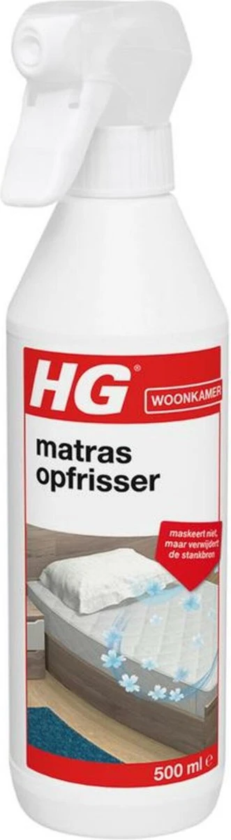 HG Matrasopfrisser - 500ml - Maskeert Niet, Maar Neemt De Bron Weg - Geeft Snel Een Fris Matras 3 HG Matrasopfrisser - 500ml - Maskeert Niet, Maar Neemt De Bron Weg - Geeft Snel Een Fris Matras