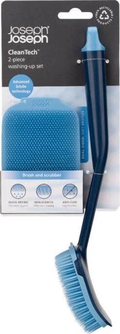 Joseph Joseph CleanTech Afwasborstel En Schrobber Set - Kunststof -Schone Winkel 431x1200