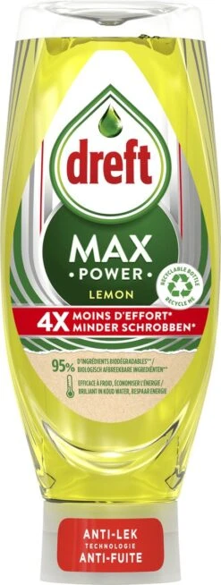 Dreft MaxPower - Lemon - Vloeibaar Afwasmiddel - Voordeelverpakking 8 X 640 Ml -Schone Winkel 453x1200 1