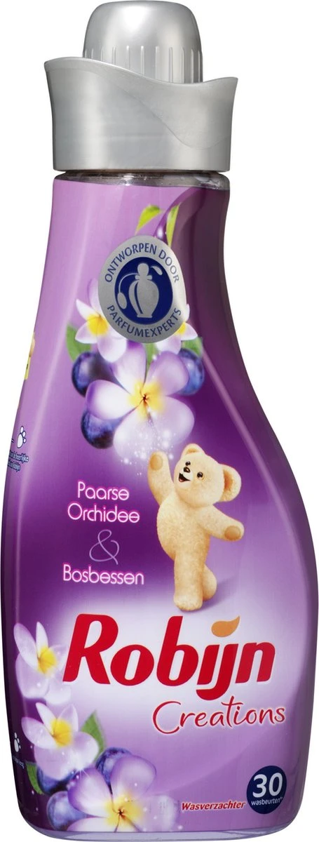 Robijn Creations Paarse Orchidee & Bosbessen - 30 Wasbeurten - Wasverzachter 4 Robijn Creations Paarse Orchidee & Bosbessen - 30 Wasbeurten - Wasverzachter - Afbeelding 2