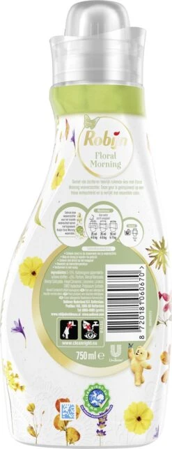 Robijn Floral Morning Wasverzachter - 8 X 30 Wasbeurten - Voordeelverpakking -Schone Winkel 460x1200