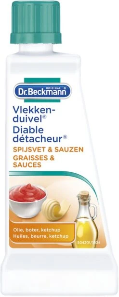 Dr. Beckmann Vlekkenduivel Spijsvet & Sauzen 50 Ml -Schone Winkel 484x1200