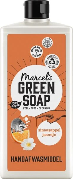 Marcel's Green Soap Afwasmiddel Sinaasappel & Jasmijn - 500 Ml -Schone Winkel 491x1200 2