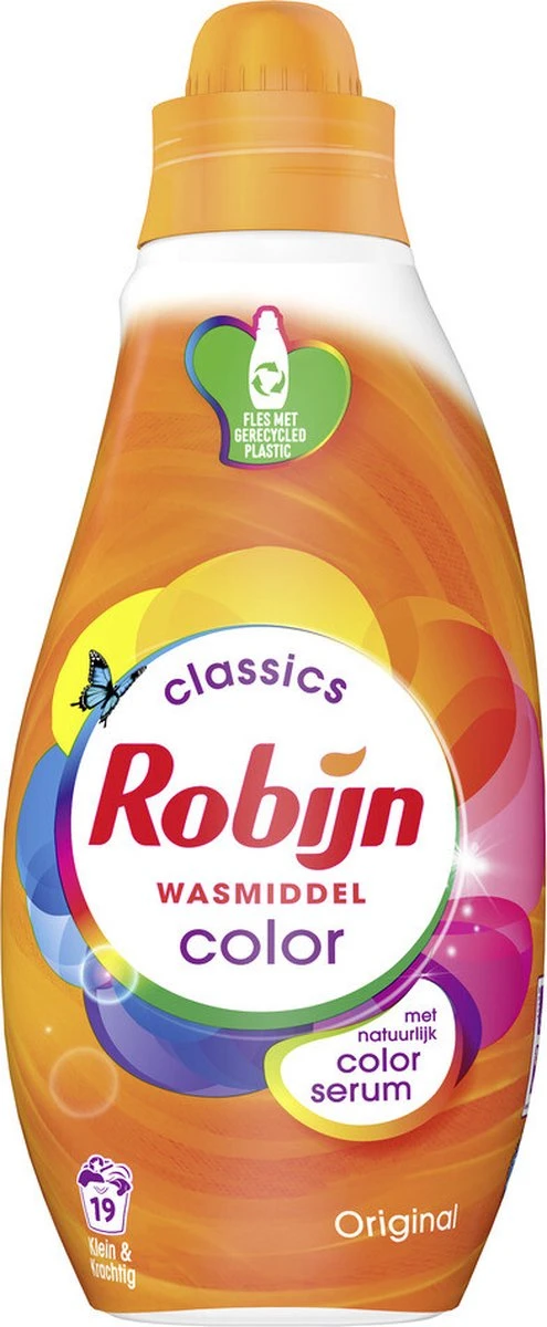 Robijn Klein & Krachtig Color Vloeibaar Wasmiddel - 152 Wasbeurten - Voordeelverpakking 11 Robijn Klein & Krachtig Color Vloeibaar Wasmiddel - 152 Wasbeurten - Voordeelverpakking - Afbeelding 9