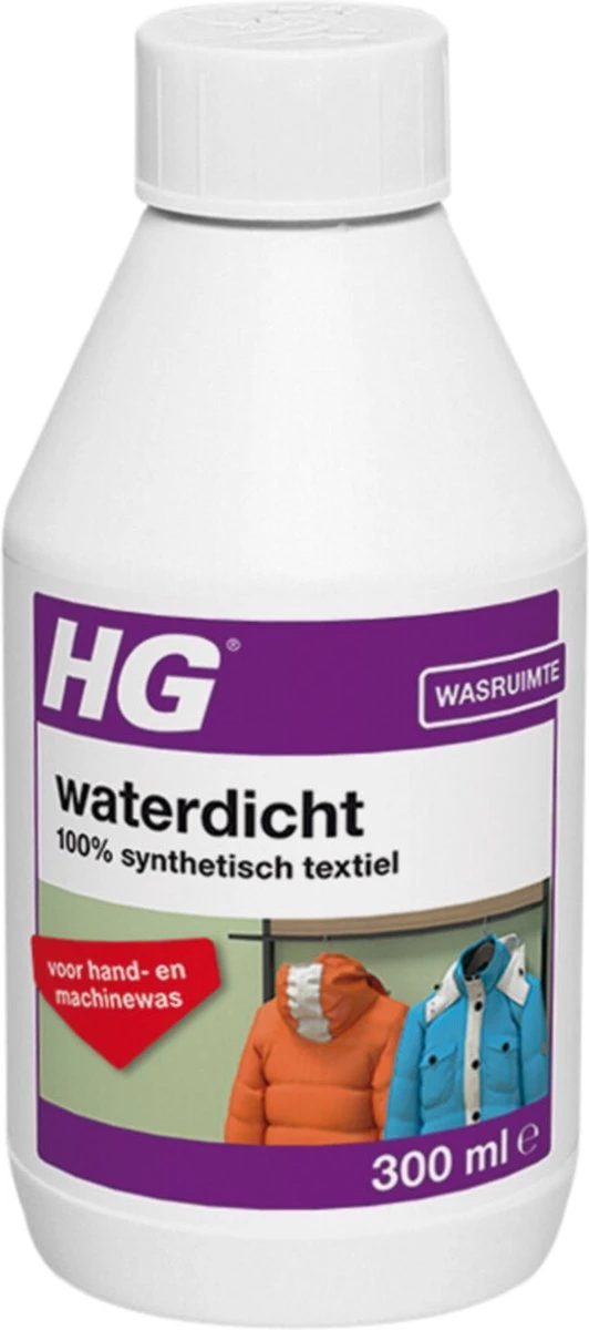HG Waterdicht 100% Synthetisch Textiel - 300 Ml - Water- En Vuilafstotend - Handwas En Wasmachine 3 HG Waterdicht 100% Synthetisch Textiel - 300 Ml - Water- En Vuilafstotend - Handwas En Wasmachine