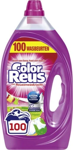 2x Witte Reus Vloeibaar Wasmiddel Color Reus 5 Liter 14 2x Witte Reus Vloeibaar Wasmiddel Color Reus 5 Liter -Schone Winkel 581x1200