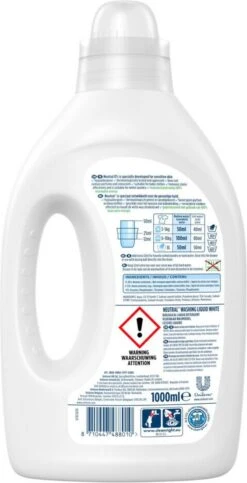 Neutral - Vloeibaar Wasmiddel - Witte Was - 1 Liter - 20 Wasbeurten -Schone Winkel 614x1200 2