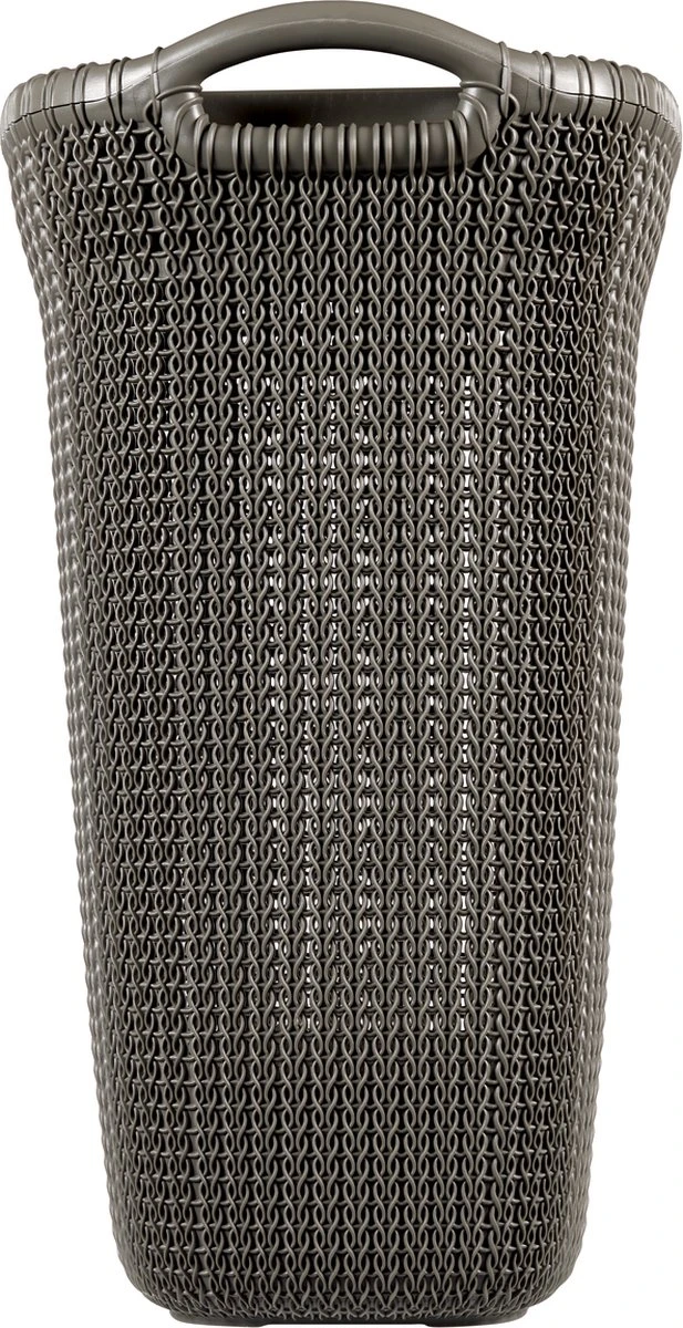 Curver Knit Wasmand Met Deksel - 57L - Bruin 9 Curver Knit Wasmand Met Deksel - 57L - Bruin - Afbeelding 7