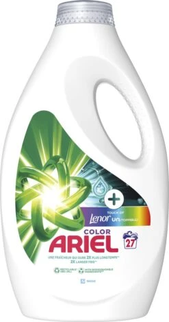 Ariel Vloeibaar Wasmiddel + Touch Van Lenor Unstoppables - 5 X 27 Wasbeurten - Voordeelverpakking -Schone Winkel 632x1200 1