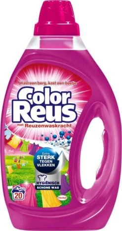Color Reus Gel Vloeibaar Wasmiddel - Gekleurde Was - Voordeelverpakking - 120 Wasbeurten -Schone Winkel 637x1200