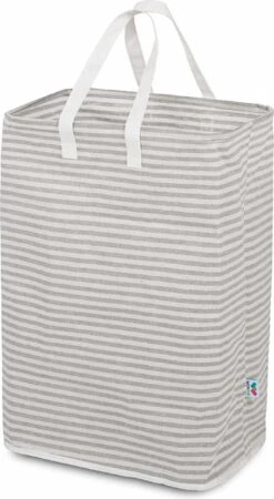 Wonair - Wasmand - Opberger - Organizer - Wastas - Opvouwbaar - Met Hengsel - Grijs - 72L