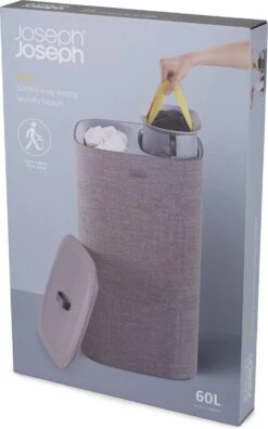 Tota Wasmand, 60 L, 2 Compartimenten, Grijs - Joseph Joseph 25 Tota Wasmand, 60 L, 2 Compartimenten, Grijs - Joseph Joseph -Schone Winkel 749x1200
