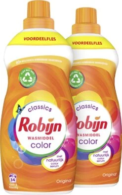 Robijn Klein & Krachtig Classics Color Vloeibaar Wasmiddel - 2 X 34 Wasbeurten - Voordeelverpakking -Schone Winkel 755x1200 1