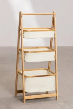 MIRA Home - BOSTIC - Almeria - Bamboe Rek Met 2 Manden - Duurzaam En Veilig Opbergen - Duurzaam - Afmetingen 45x97cm 9 MIRA Home - BOSTIC - Almeria - Bamboe Rek Met 2 Manden - Duurzaam En Veilig Opbergen - Duurzaam - Afmetingen 45x97cm -Schone Winkel 800x1200 10