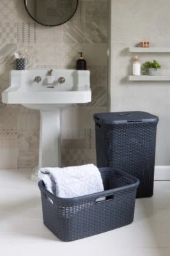 Curver Style Wasmand Met Deksel - 40L - Antraciet -Schone Winkel 800x1200 22