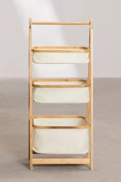 MIRA Home - BOSTIC - Almeria - Bamboe Rek Met 2 Manden - Duurzaam En Veilig Opbergen - Duurzaam - Afmetingen 45x97cm 8 MIRA Home - BOSTIC - Almeria - Bamboe Rek Met 2 Manden - Duurzaam En Veilig Opbergen - Duurzaam - Afmetingen 45x97cm -Schone Winkel 800x1200 9