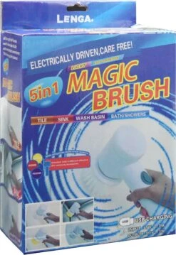 Lenga Elektrische Schoonmaakborstel - 5 In 1 Borstel - Oplaadbaar - Wasborstel - Schoonmaakmiddelen - Schrobborstels -Schone Winkel 825x1200