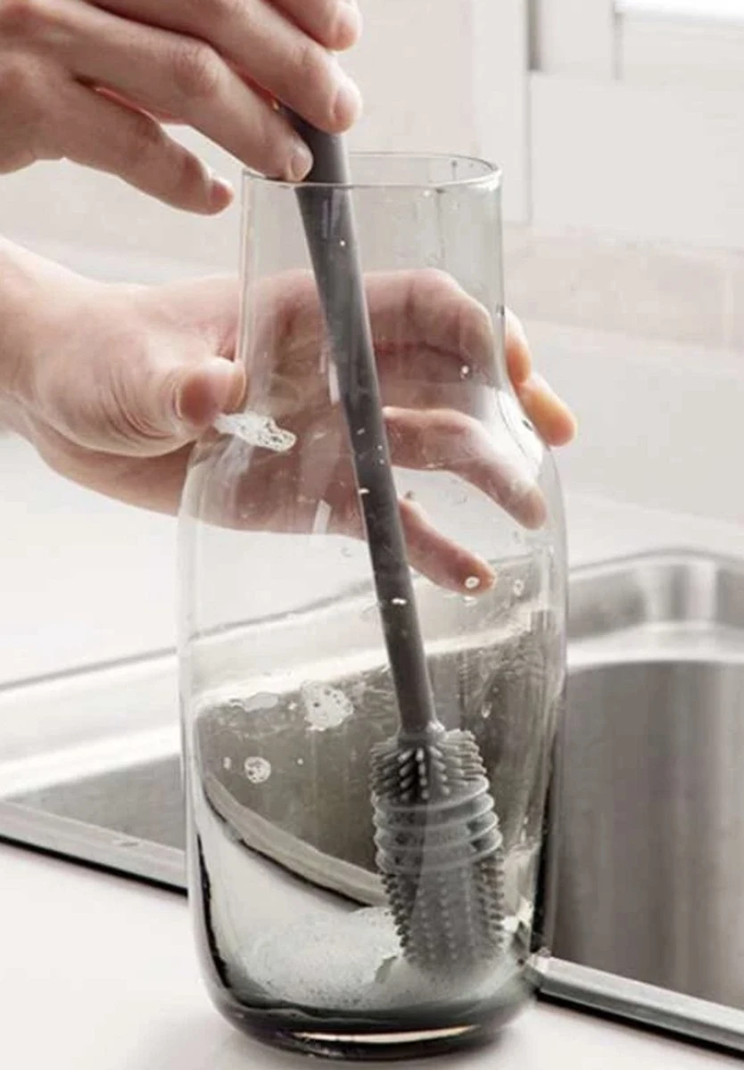 Merkloos Afwasborstel Voor Lange Glazen - Siliconenborstel Lange Glazen - Baby Flessenborstel - Duurzame Afwasborstel - Siliconen Afwasborstel 6 Merkloos Afwasborstel Voor Lange Glazen - Siliconenborstel Lange Glazen - Baby Flessenborstel - Duurzame Afwasborstel - Siliconen Afwasborstel - Afbeelding 4