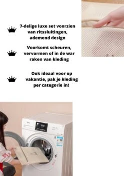 V&P Black Crown Waszakken Set Met Rits - Wasnet - Waszak - Waszakken Set Van 7 Voor Wasgoed - Waszakje Lingerie - Waszak Bh - Divers Delicaat Wasgoed - Wasnet Groot - Wasmachine Zakjes - Laundry Bag Set 7 V&P Black Crown Waszakken Set Met Rits - Wasnet - Waszak - Waszakken Set Van 7 Voor Wasgoed - Waszakje Lingerie - Waszak Bh - Divers Delicaat Wasgoed - Wasnet Groot - Wasmachine Zakjes - Laundry Bag Set -Schone Winkel 844x1200 1