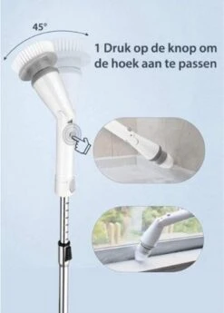 Elektrische Scrubber - Veelzijdige Schrobborstel - Elektrische Schoonmaakborstel - Binnen En Buiten Schoonmaken 11 Elektrische Scrubber - Veelzijdige Schrobborstel - Elektrische Schoonmaakborstel - Binnen En Buiten Schoonmaken -Schone Winkel 859x1200 2