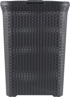 Curver Style Wasmand Met Deksel - 60L - Antraciet -Schone Winkel 865x1200 2