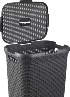 Curver Style Wasmand Met Deksel - 60L - Antraciet -Schone Winkel 878x1200 3