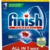 Finish Powerball All-in-1 Vaatwastabletten - 200 Stuks