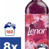 Lenor Jasmijn Robijn Wasverzachter - 8 X 460 Ml (160 Wasbeurten)