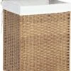 Wasmand - Wasmanden Met Deksel - Wasmand Met Deksel - Opbergbox - 68 X 52,6 X 7,2 Cm - Rieten - Bruin -Schone Winkel 925x1200