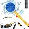 JUST23 Telescopische Autowasborstel – Schrobber Met Steel – Velgenborstel - Autowasset Met Zeep - Roterende Schoonmaakborstel - Multifunctionele Wasborstel -Schone Winkel 967x1200