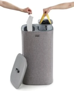 Tota Wasmand, 60 L, 2 Compartimenten, Grijs - Joseph Joseph 23 Tota Wasmand, 60 L, 2 Compartimenten, Grijs - Joseph Joseph -Schone Winkel 975x1200 1
