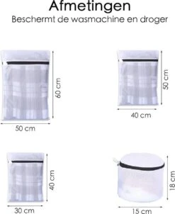 Merkloos Waszakken - Wasnetten - Bescherm Je Wasgoed En Wasmachine - Packing Cubes - Travel Organizer - 7 Stuks -Schone Winkel 982x1200 1