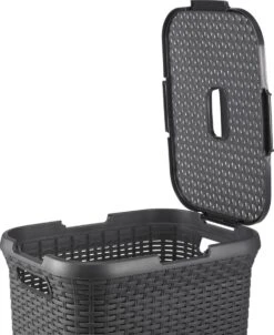 Curver Style Wasmand Met Deksel - 60L - Antraciet -Schone Winkel 983x1200 3