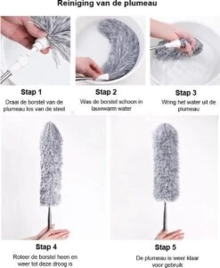 7Style Collection - Microvezel Plumeau Met Uitschuifbare Telescoopsteel Tot 280 CM - Ragebol RVS 11 7Style Collection - Microvezel Plumeau Met Uitschuifbare Telescoopsteel Tot 280 CM - Ragebol RVS -Schone Winkel 987x1200