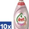 Dreft Clean & Care Afwasmiddel Rose & Satin (Voordeelverpakking) - 10 X 383 Ml -Schone Winkel 989x1200 2