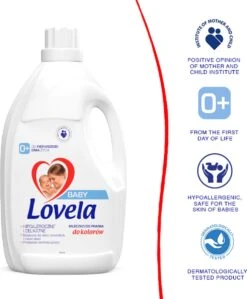 Lovela Baby - Hypoallergeen Wasmiddel Voor Het Wassen Van Gekleurde Baby- En Kinderkleding - 1.45 Liter -Schone Winkel 991x1200